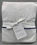 Pottery Barn Pearl Organic Percale Embroidered Sheet Set Twilight King B5022. Fixed Price $177.93.