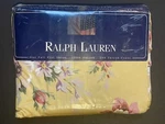 New! Ralph Lauren Brooke *full Flat Sheet Sophie Flowers Floral Yellow. Fixed Price $84.95.