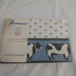 Vintage Fieldcrest J.g. Hook Luxury Percale No Iron New Queen Flat Sheet Cows. Fixed Price $26.99.