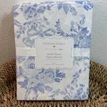 Pottery Barn Teen Loveshackfancy Garden Damask Organic Sheet Set Twin Xl Blue. Fixed Price $89.00.