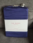 Ted Baker London Queen Sheet Set Navy Blue 100% Cotton Sateen 400 Thread. Fixed Price $79.49.