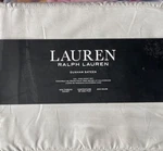 Ralph Lauren 4 Pc Cal. King 300 Tc Soft Dunham Cotton Sateen Gray Sheet Set New. Fixed Price $76.00.