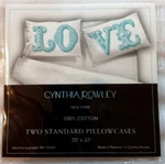 Cynthia Rowley 2 Standard White Pillowcases Sentiments Love Wedding Gift.. Upick. Fixed Price $15.95.