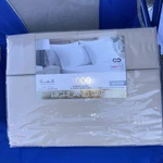 Highland Park 1000 Thread Count Pima Cotton 6-PIECE Sheet Set Tan Queen Nip. Fixed Price $109.99.