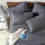 Swift Home Ultra-soft Brushed Microfiber 6-PIECE Bed Sheet Queen, Grey. Fixed Price $33.62.
