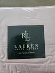 Ralph Lauren Twin Size Flat Sheet. Pink. 100% Cotton. New Bag.. Fixed Price $35.00.