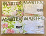 2 Sets: Vtg Martex Westpoint Pepperell Twin Flat & Fitted Sheet Floral New!. Fixed Price $81.65.