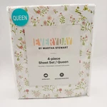 Everyday By Martha Stewart Queen 4 Piece Sheet Set Floral Super Soft Spring. Fixed Price $55.00.