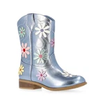 Western Cowgirl Boot Size 7 Toddler Little Girls Metallic Daisy Wonder Nation. Fixed Price $24.99.