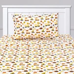 Construction Vehicles Dump Trucks Cranes Kids Sheet Set Twin, Xl, Full. Fixed Price $30.99.