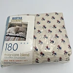 New Vintage Martha Stewart Everyday Twin Sheet Set Floral Kmart. Fixed Price $20.00.