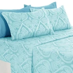 Ultra Soft Wrinkle-free Microfiber Paisley King Sheet Set, Cute Floral Patter.... Fixed Price $39.45.