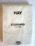 Hay Standard Flat Sheet Nwt Us Full/queen 100% Cotton Turkey Ivory. Fixed Price $14.99.