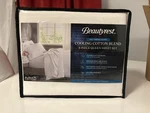Beautyrest Cooling 600 Thread Count Cotton Blend 4-PC. Sheet Set, Queen Bedding. Fixed Price $50.00.