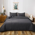 Kasentex Ultra Soft Plush Poly-velvet Quilt Set, Queen, King, Room Decor, Gradua. Fixed Price $67.99.