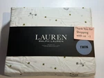 Ralph Lauren Twin Sheet Set Bumble Bee Hive Flowers 100% Cotton Deep Fitted New. Fixed Price $69.99.
