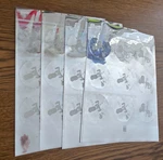 Peanuts Snoopy Woodstock Holographic Pog Stickers Vintage Ups Inc. 4 Sheets. Fixed Price $25.00.
