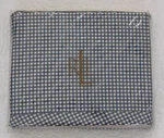 New Lauren Ralph Talmadge Hill Navy Check Queen Flat Sheet Nip. Fixed Price $149.99.