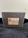 Intelligent Design Twin Xl Charcoal Grey Microfiber Wrinkle-free Sheet Set New. Fixed Price $21.98.