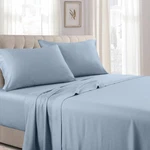 300 Thread Count Solid Sheet Combed Cotton Set- Deep Pocket. Fixed Price $64.99.