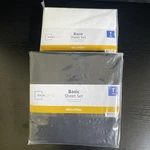 Lot 2 Sets Mainstays Basic Microfiber 3 Piece Twin Sheet White & Black. Fixed Price $24.99.