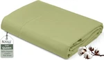 Royale Linens 100% Organic Cotton Queen Flat Sheet Only - Super Soft Percale. Fixed Price $27.17.