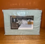 Brooklyn Bedding Brushed Microfiber Sheet Set, Twin, Sage Green. Fixed Price $16.00.