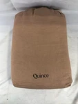 Quince Organic Cotton Flat Sheet Set King Cal , Toffee 3PC. Fixed Price $78.99.