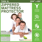 Zippered Twin Xl Mattress Protector (11"-13" Depth) Bed Bug Waterproof Matt.... Fixed Price $50.73.