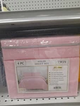 Hejeme Twin Sheet Set 4PC Pink Solid Deep Pocket 2400 Thread Count. Fixed Price $26.99.