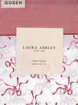 Laura Ashley Queen Sheet Set Trailing Bows Printed Red 4PC Farmhouse Holiday. Fixed Price $74.69.