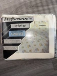 Sealed New Vintage Performance By Springs Twin Sheet Set Flowerbox. Fixed Price $21.99.