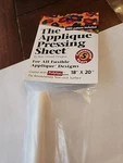 Applique Pressing Sheet 18 X 20 For Fusible Non Stick Bear Thread Designs. Fixed Price $11.24.