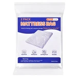 Mattress Bag For Moving Storage - 2 Pack Plastic Protector Cover, Tw.... Fixed Price $17.21.