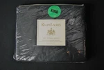 Nwt Vtg Ralph Lauren Estate Sateen Sheet Black West Coast King Fitted 3326KS. Fixed Price $149.99.