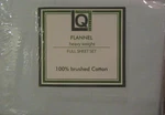 Living Quarters Cloud Blue Cold Weather Full Heavy Weight Flannel Sheet Set. Fixed Price $69.99.