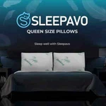Sleepavo Shredded Memory Foam Pillow Soft Cooling Bamboo (queen, 1 Pack). Fixed Price $35.00.