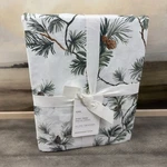 Pottery Barn Pine Tree Printed Sheet Set King 4-PIECE Christmas Holiday Multi Ob. Fixed Price $149.95.