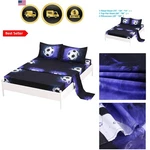 4PCS Soccer Sheets Set Twin, Soft Microfiber Sports Bedding Sheet, Fade Resis.... Fixed Price $45.99.