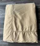 Ralph Lauren Rl 624 Solid Sateen King Flat Sheet Gold / Flax Color **see Pics. Fixed Price $32.99.