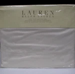 Rare New Ralph Lauren Whitehall Embroidery Cream Fitted Sheet - Queen. Fixed Price $349.99.