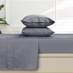Tribeca Living California King Bed Sheet Set Soft Egyptian Cotton Sateen Solid. Fixed Price $127.00.