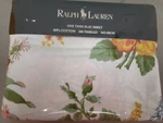 Ralph Lauren Melissa Twin Flat Sheet-cotton 1994 Vintage-white Flower. Fixed Price $149.99.