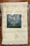 Ralph Lauren Villandry Floral Stripe Cream Sateen King Pillowcases 450TC 2 Nip. Fixed Price $134.88.