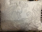 Ralph Lauren "allaire Embroidered" 1PC Cream Deco Pillow 15'X20" Bnip Beauty. Fixed Price $94.99.