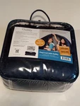 Quility Kids Weighted Blanket & Minky Duvet Cover 10 Lbs 41"X60" New Navy Blue. Fixed Price $22.99.