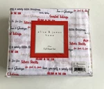 Elise & James Home Christmas Holiday Typography Full Sheet Set Beach Theme New. Fixed Price $21.95.