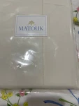 $335 Matouk Italy New F/q Flat Sheet Luca 500TC Percale Ivory Hemstitch. Fixed Price $159.00.