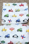 Chf Transportation Twin Sheet Set 2 Pc Flat & Fitted Cars Trucks Tractors Police. Fixed Price $24.99.