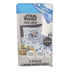 Star Wars Mandalorian Twin Sheet Set 3 Piece Microfiber Bedding Disney Lucasfilm. Fixed Price $21.89.